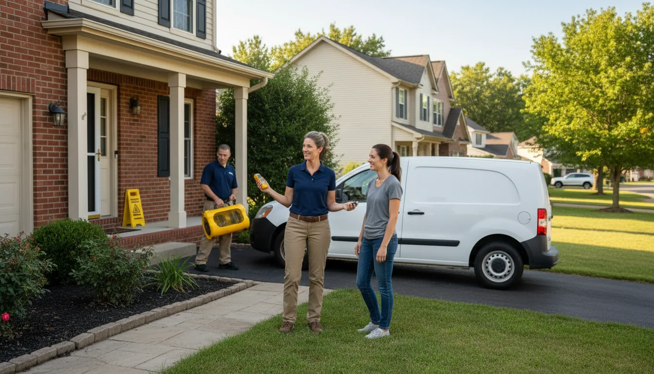 Water restoration image for Dehumidification And Cleanup Services in Westfield, VT